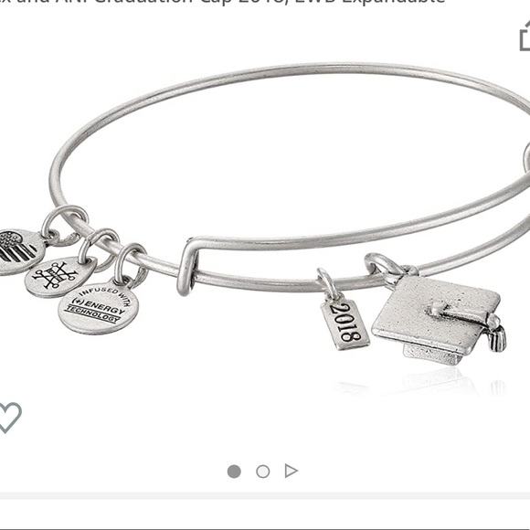 🆕 🎓Alex and Ani Graduation Silver Charm Bracelet #Graduation - Picture 5 of 5